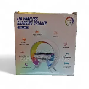 3-in-1 Bedside Led Wireless Charging Speaker – Xm-X63 Wake-Up Light