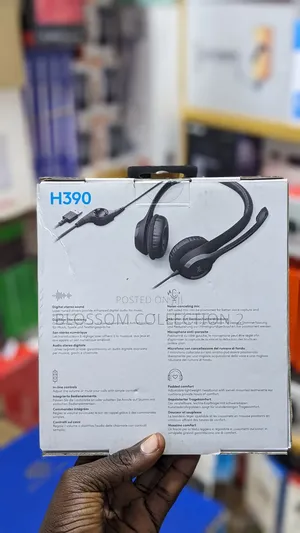 Logitech H390 Wired Headphones With Mic, Usb-a Headset With Microphone