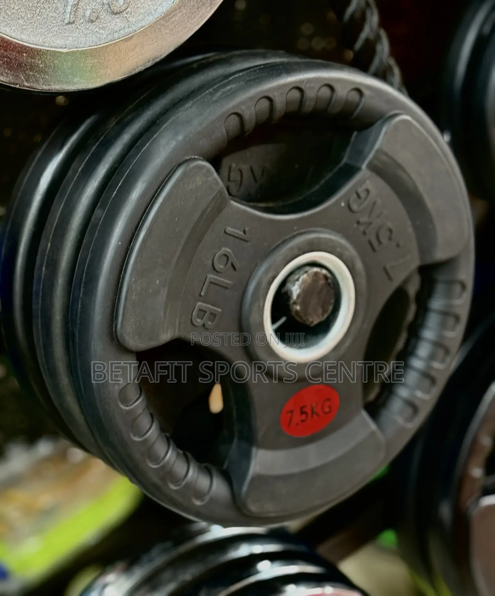 Weight Lifting Plates 7.5 Kg Pair Big Hole
