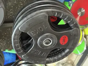 Weight Lifting Plates 10 Kg Pair Small Hole