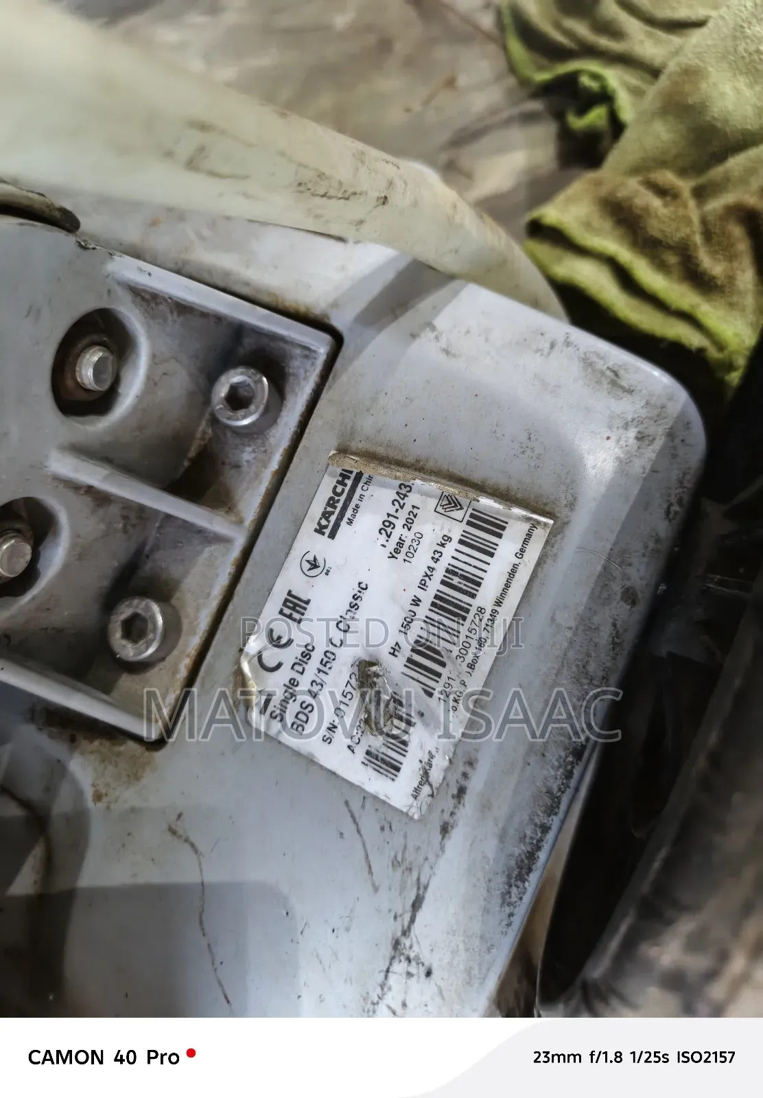 Karcher Germanyscrubbing Machine
