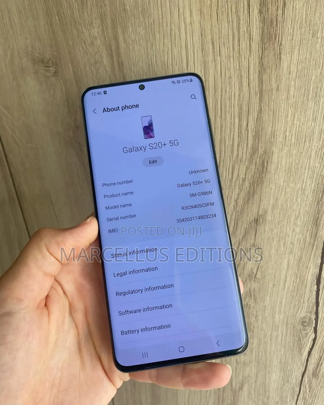 Samsung Galaxy S20+ 5G 256 GB Blue