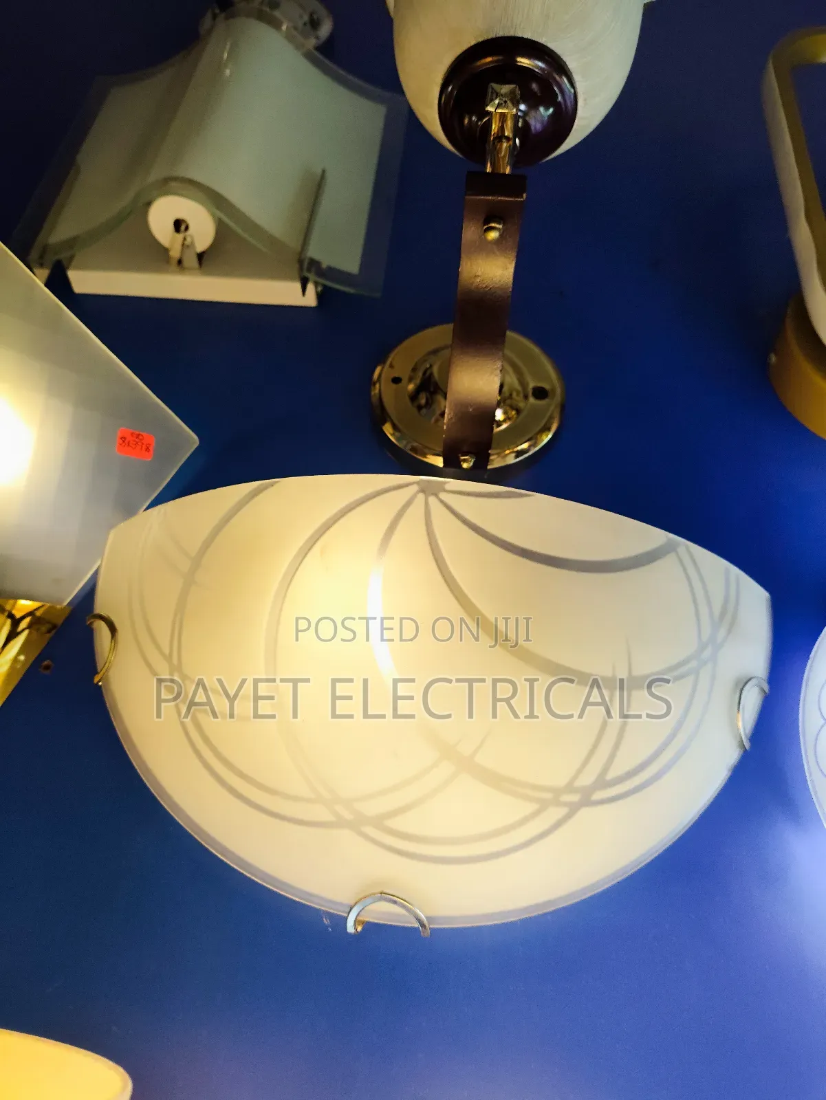 Half Moon Wall Light / Lamp Holder