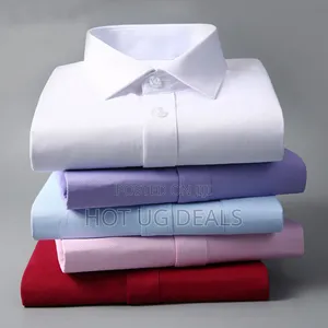 Pack Of Mens Official Shirts Cotton Long Sleeve Set Of 5 Pieces