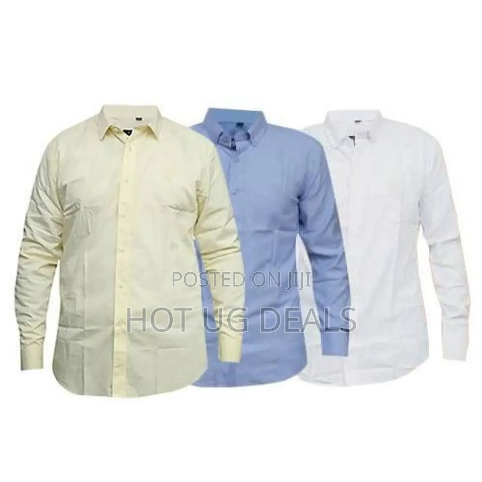 A Pack Of 3 Mens Office Designer Shirts - Maroon,Cream,Skyblue