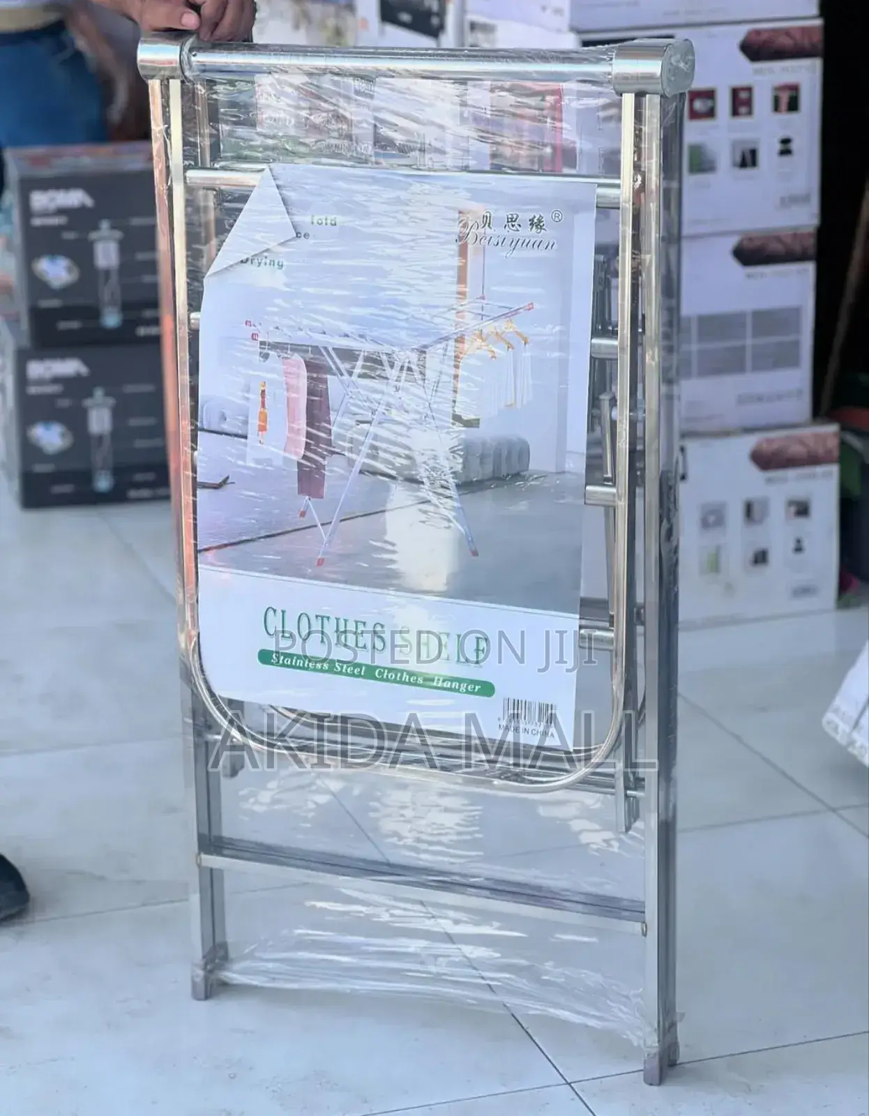 Stainless Steel, Foldable Clothes Drying Rack
