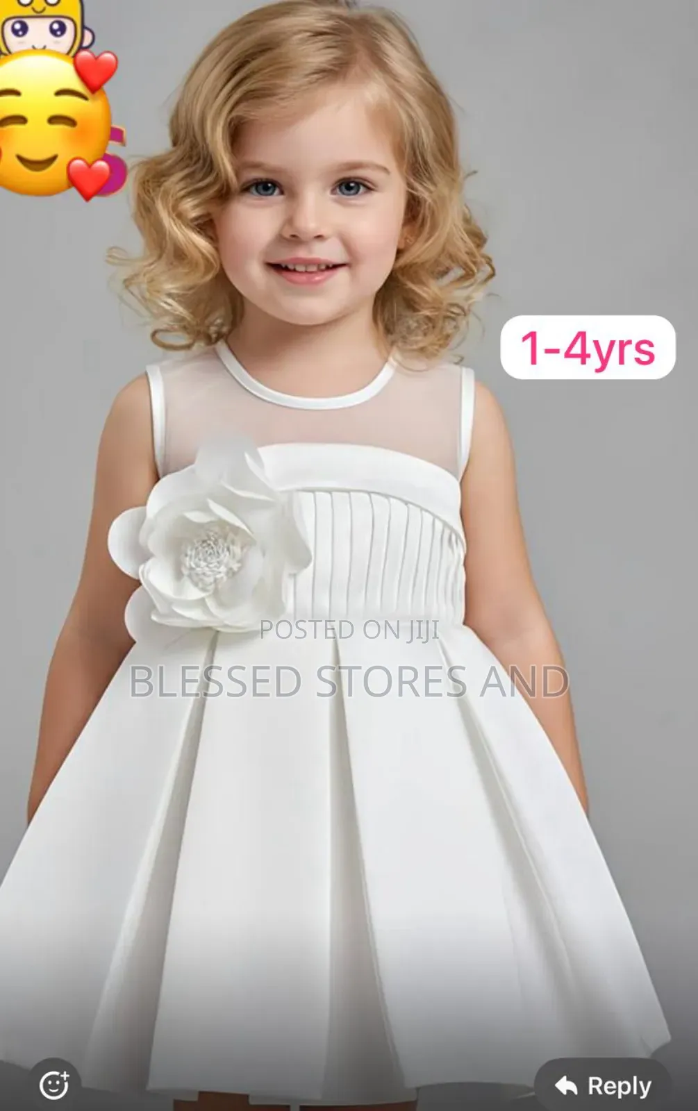 Baby Girl Party Dress(1-4)Yrs