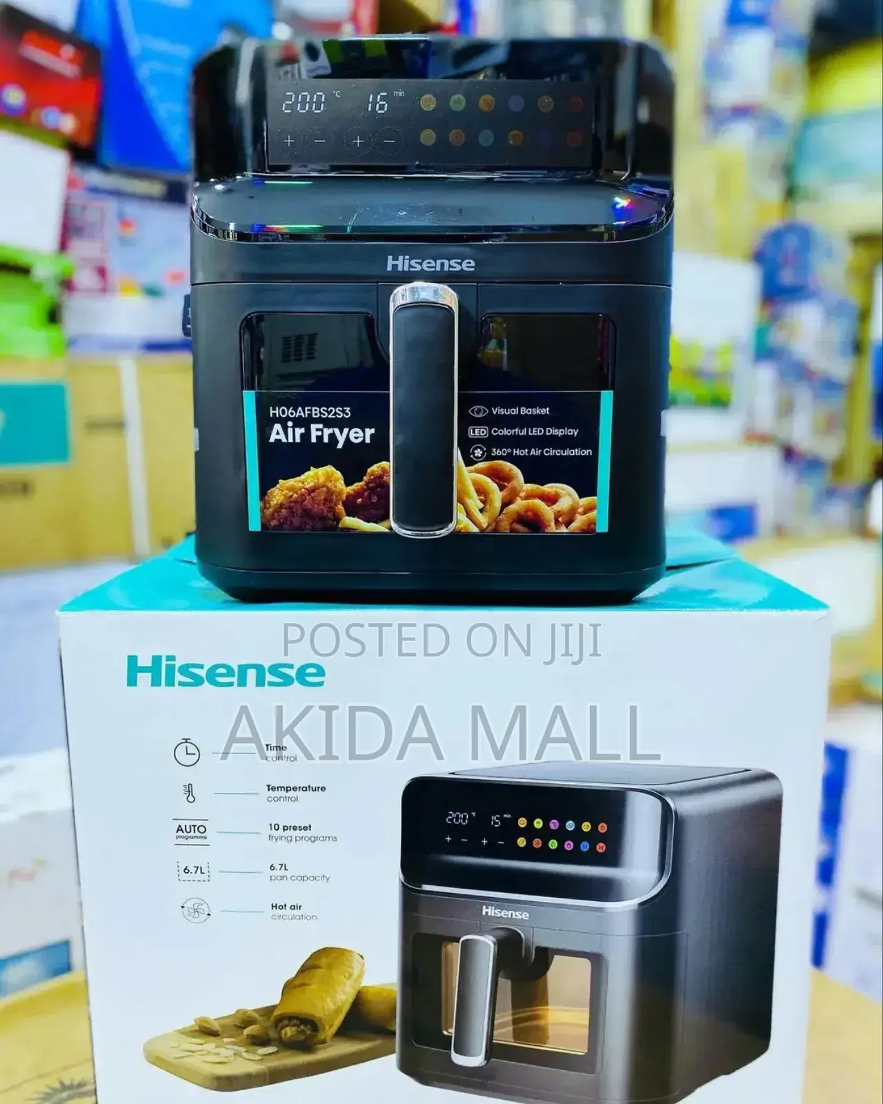 Hisense Air Fryer (Model H06afbs2s3) 6.7litres