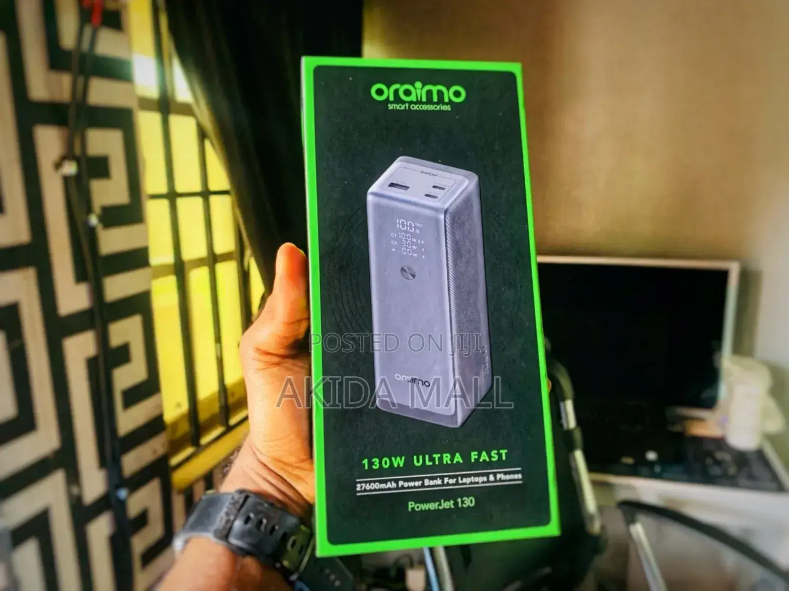 Oraimo Powerjet 130 Ultra Super Fast Phone and Laptop Power Bank