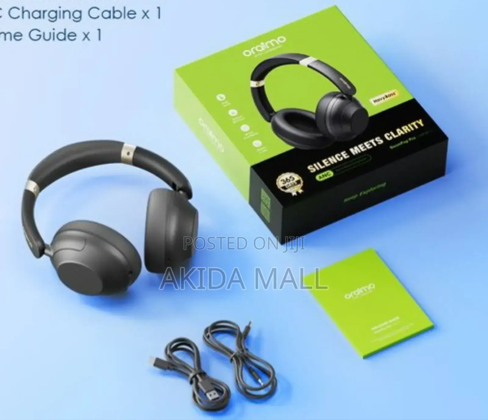 Oraimo Boompop 2 Enc Over-ear Noise Cancellation Wireless Headphones