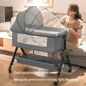 Portable Adjustable Baby Bassinet or Bedside Sleeper With Storage
