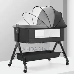 Portable Adjustable Baby Bassinet or Bedside Sleeper With Storage
