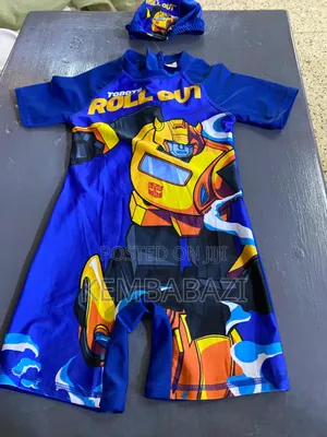 Kids Cartoon Character Swimming Costumes