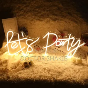 New Let's Party Led Neon Sign