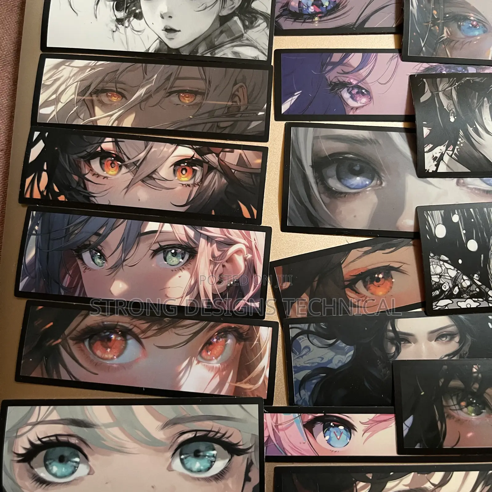Anime Eyes Stickers for Laptops/ Playstation/ iPad Covers