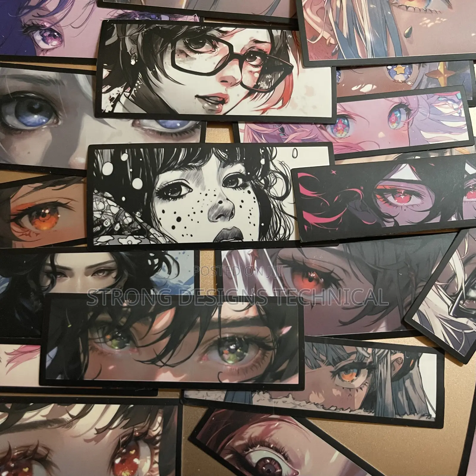 Anime Eyes Stickers for Laptops/ Playstation/ iPad Covers