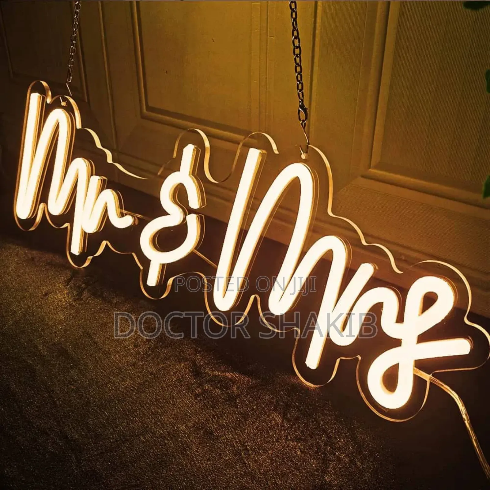 Mr Mrs Neon Sign