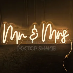 Mr Mrs Neon Sign