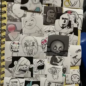 “Over It” Funny Expressions Stickers for Laptops/ Phone Cases