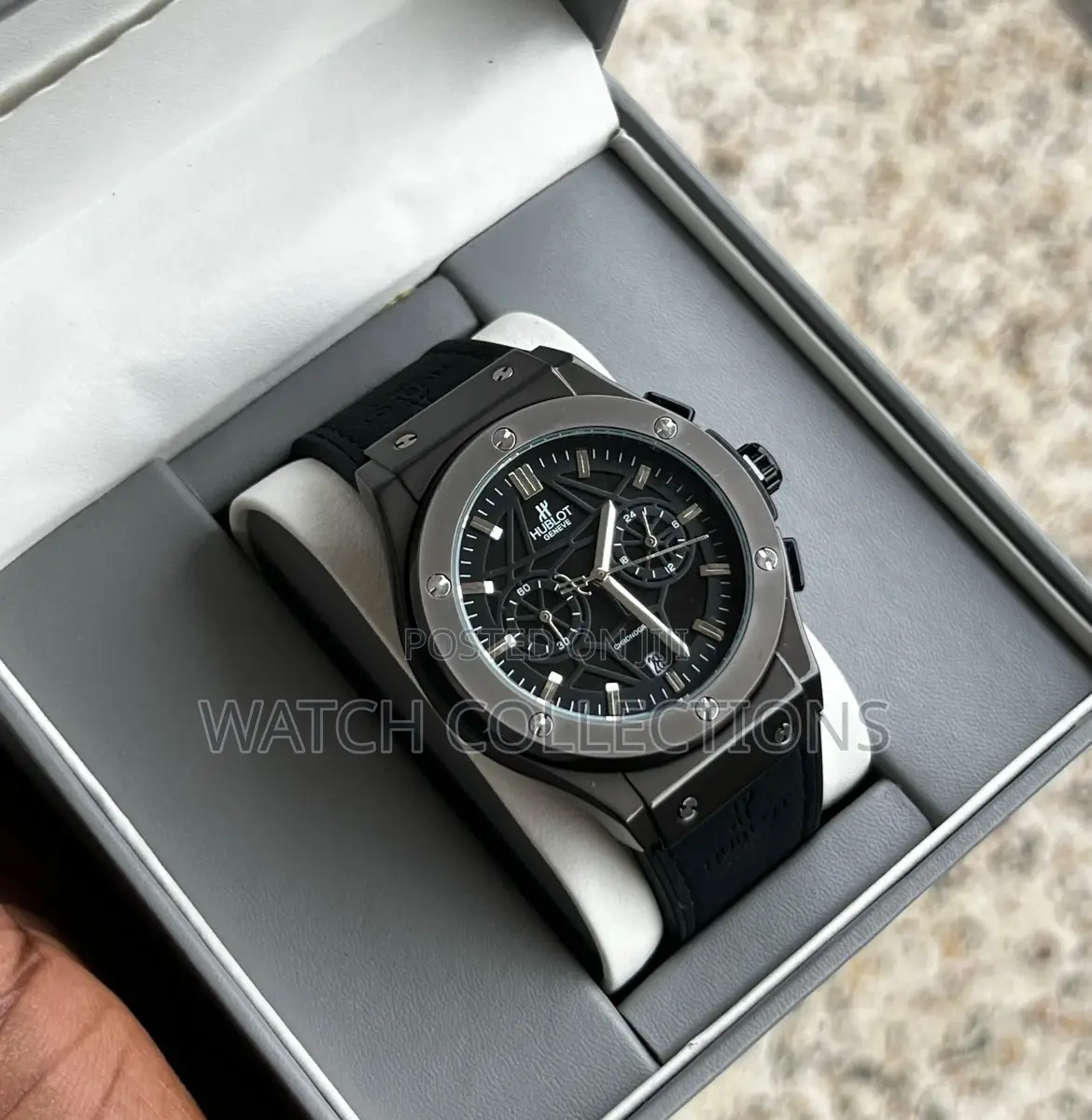 Hublot Leather Watch