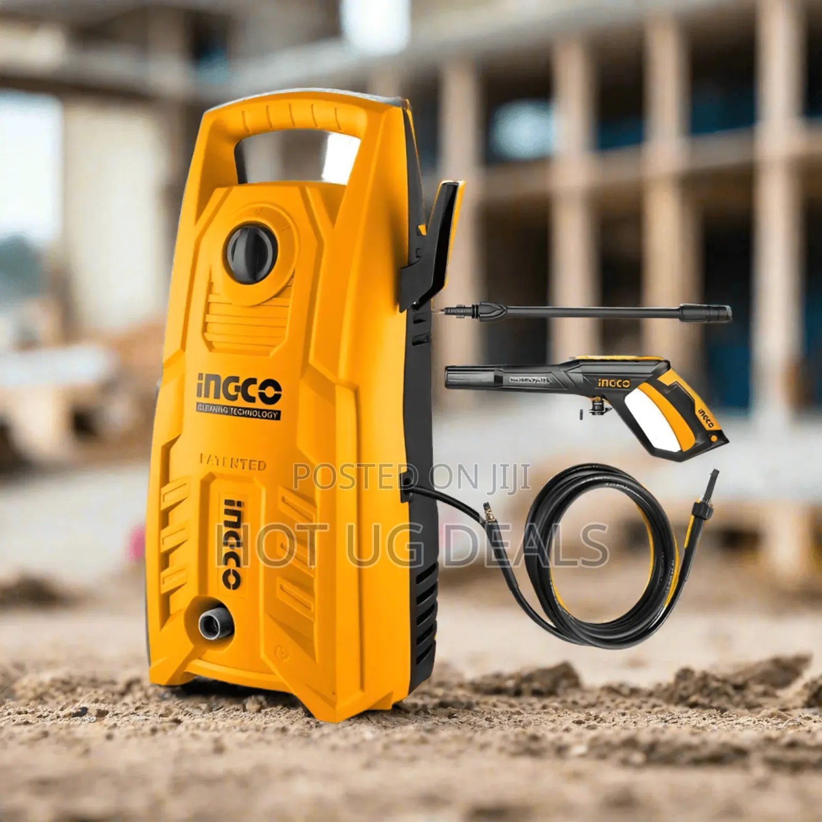 Ingco High Pressure Washer 1400w - Orange