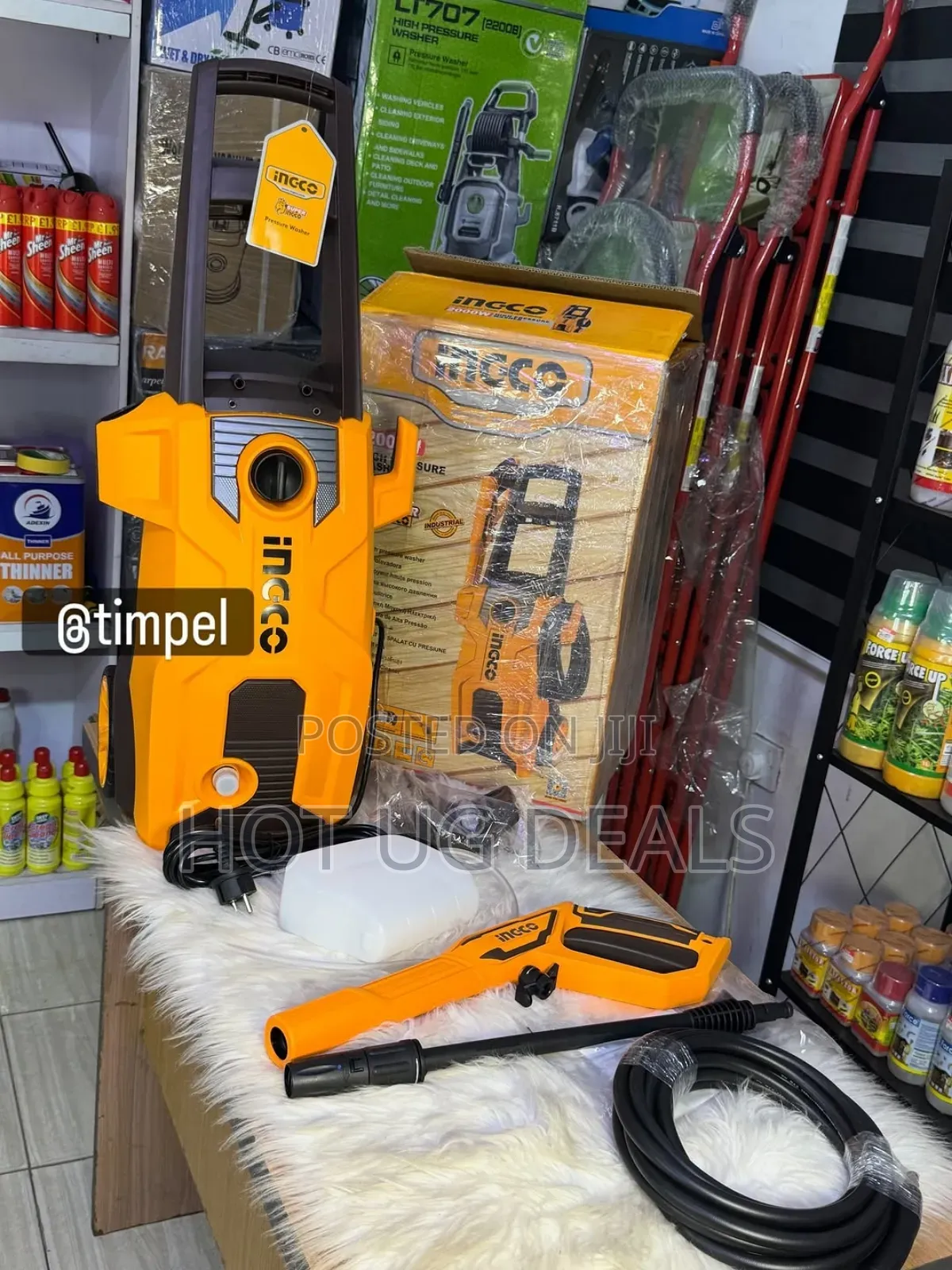 Ingco High Pressure Washer 1400w - Orange