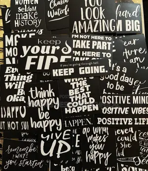 Motivational Quotes Stickers for Laptops/ Books/ Game Consoles