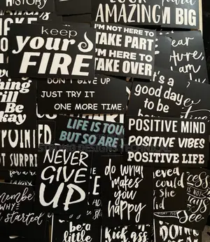 Motivational Quotes Stickers for Laptops/ Books/ Game Consoles