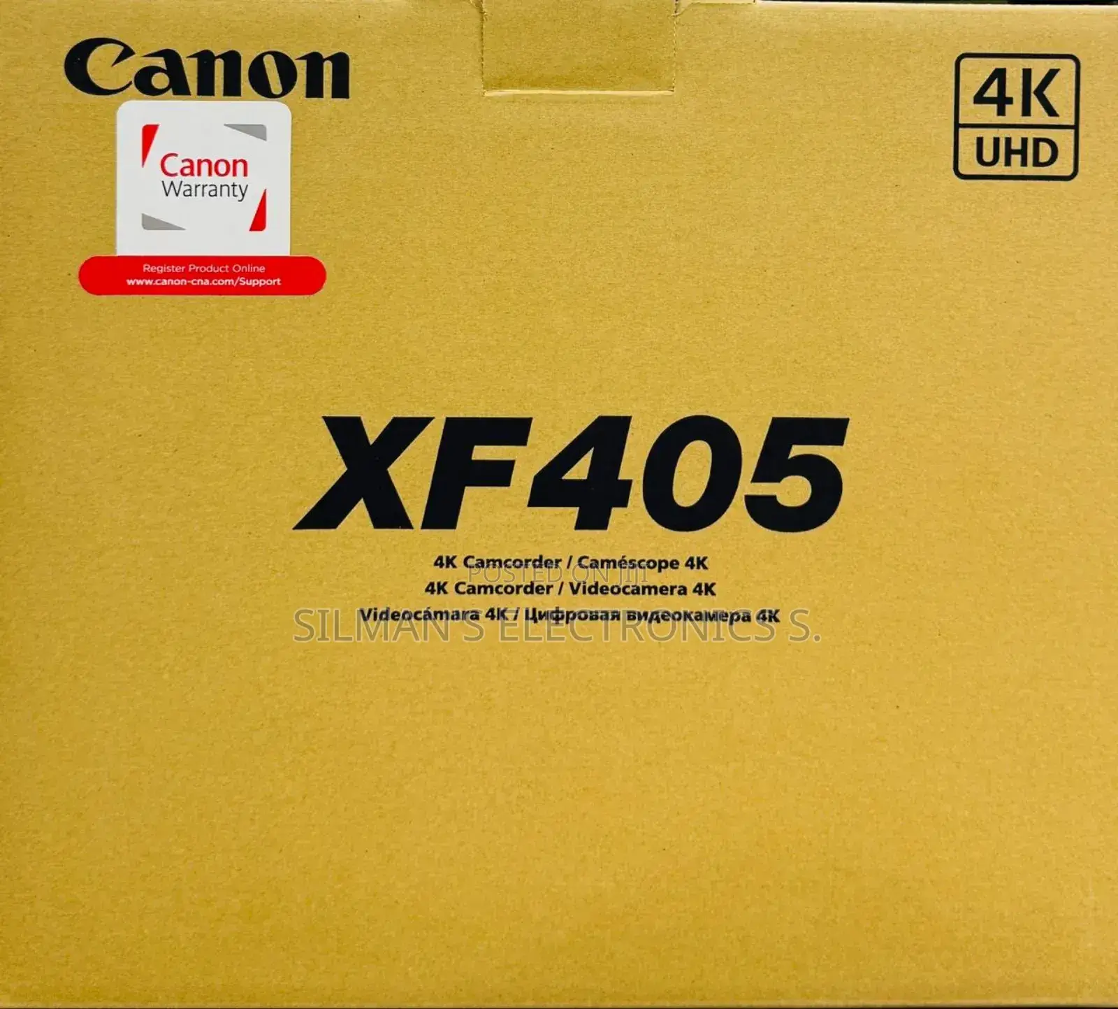 Canon Xf405 Uhd Camcorder