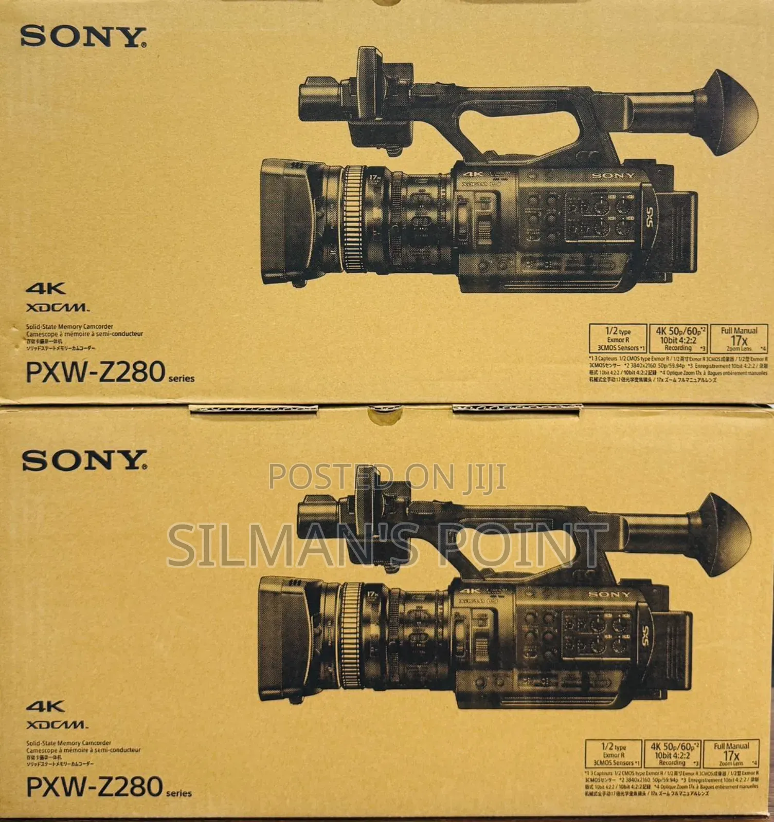 Sony PXW-Z280 Uhd Camcorder Latest