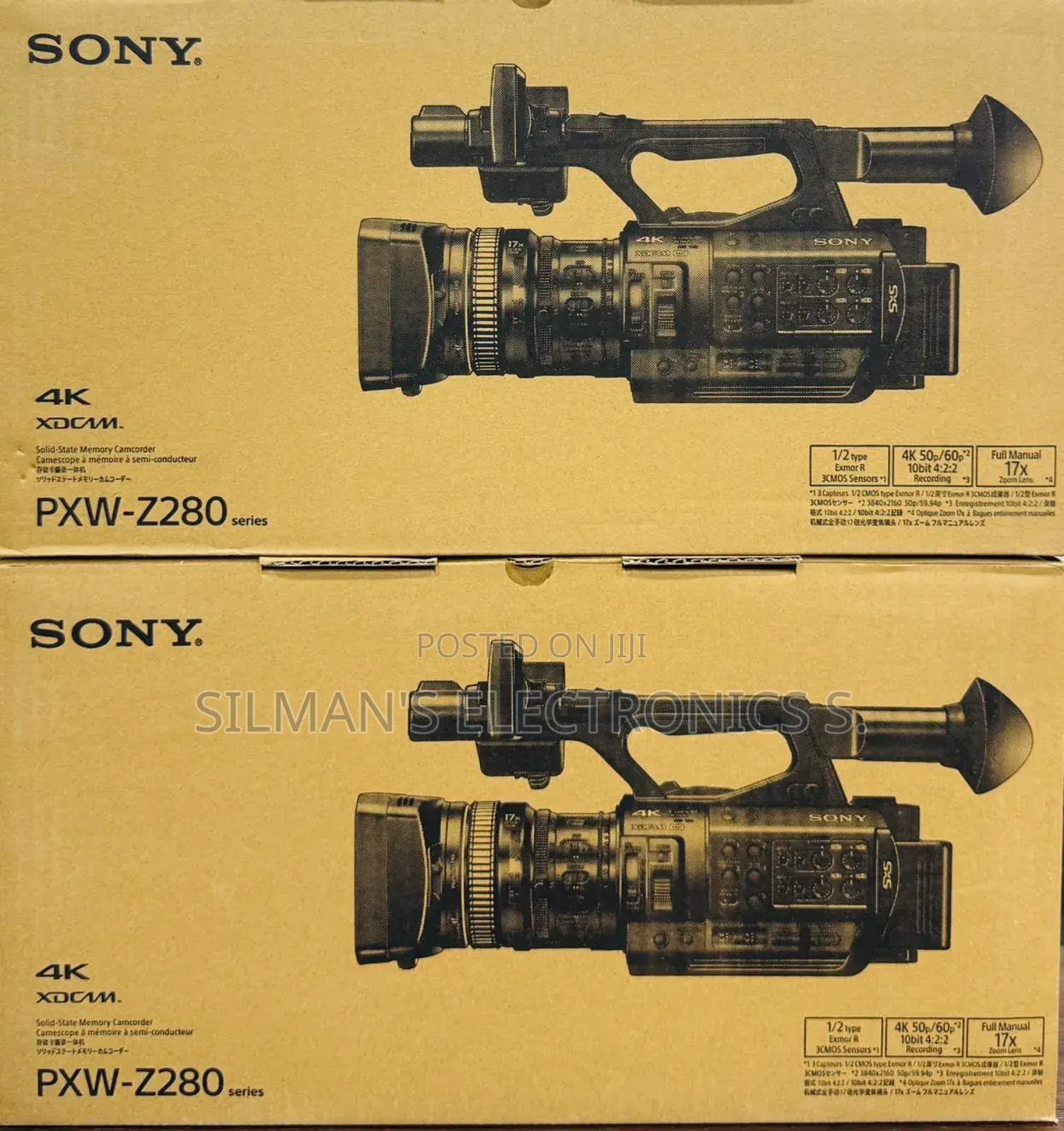 Sony PXW-Z280 Uhd Camcorder Latest