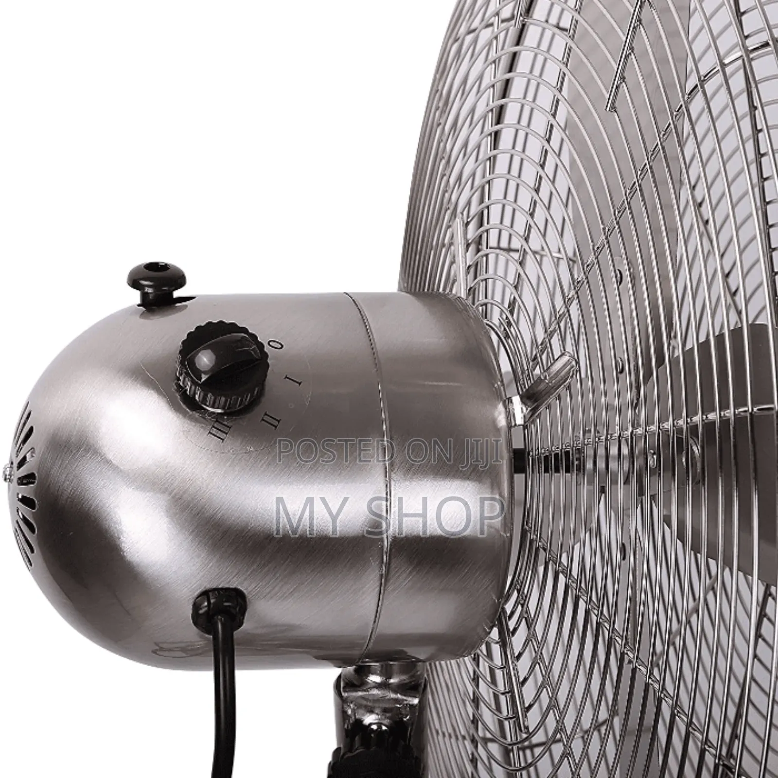 Geepas Stand Fan Gf9611, 16"Metal Fan With 5 Aluminum Blades