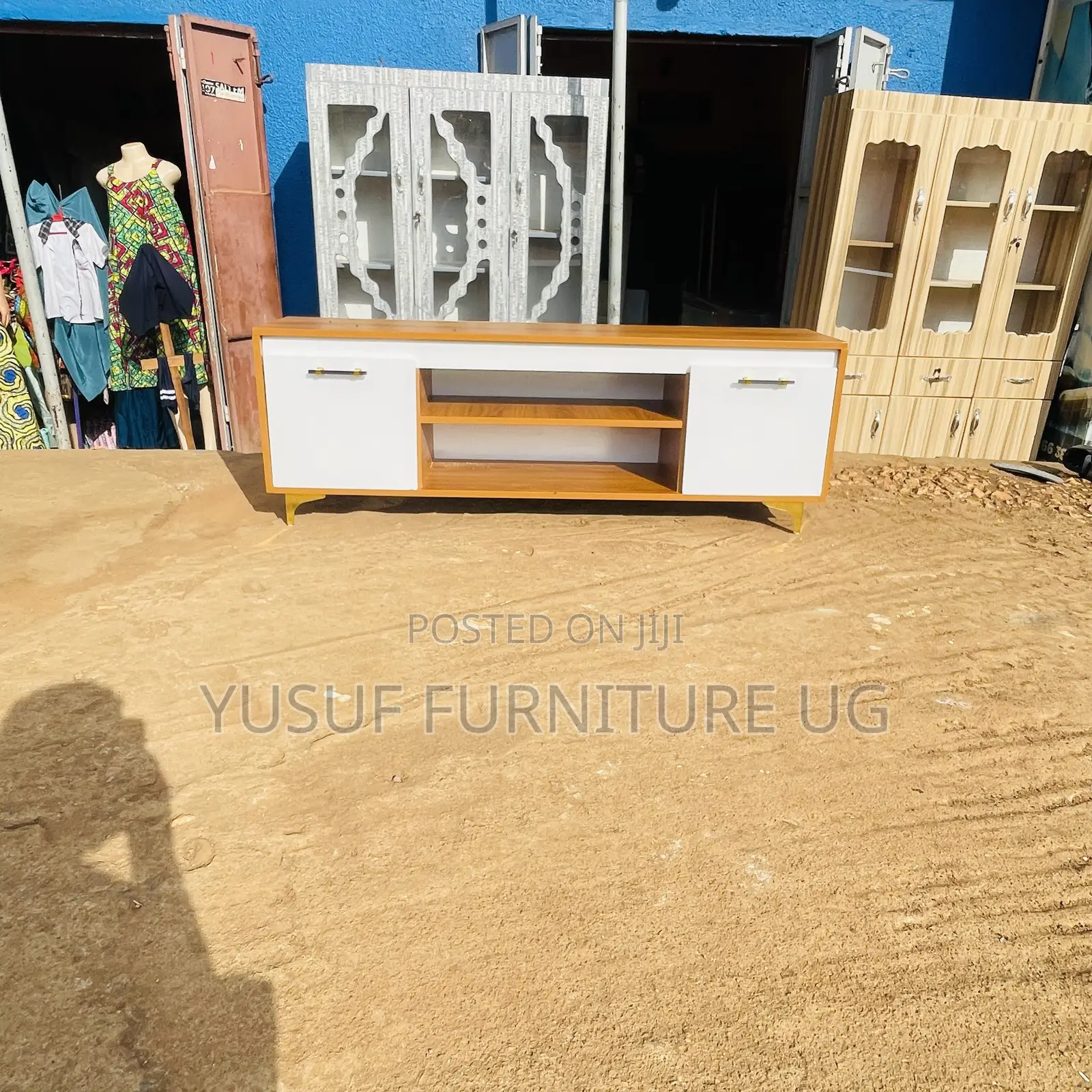 Tv Stand in Golden Teak