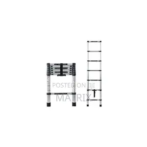 Aluminum Telescopic Extension Ladder -Silver
