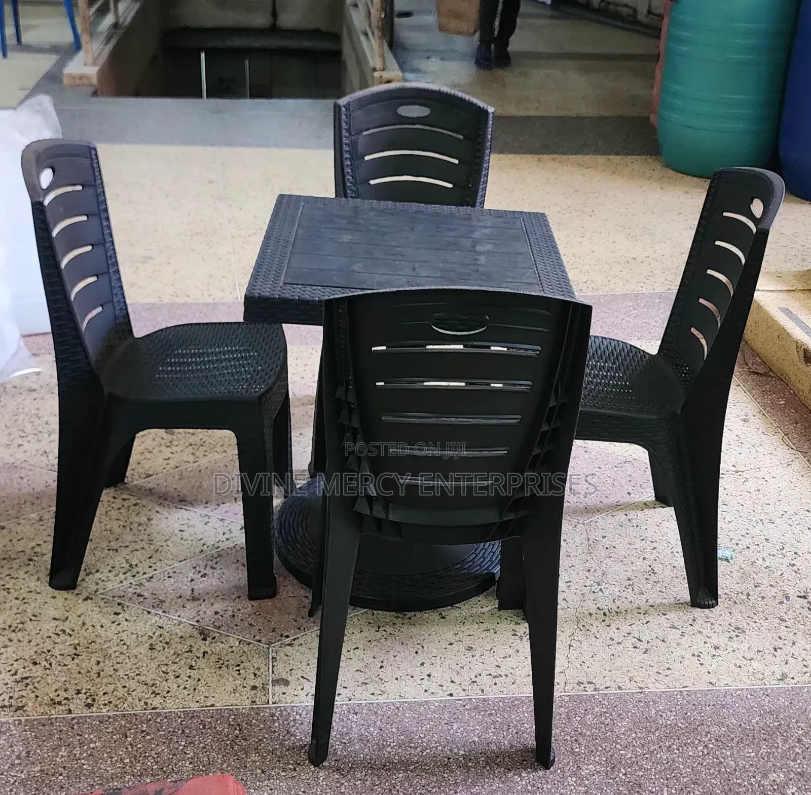 Black 4seater Dining Table