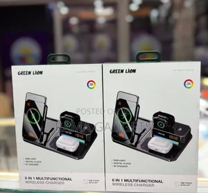 Green Lion 6 in 1 Multifunctional Wireless Charger