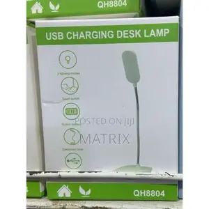 Usb Rechargeable Led Eye Protection Desk Lamp White