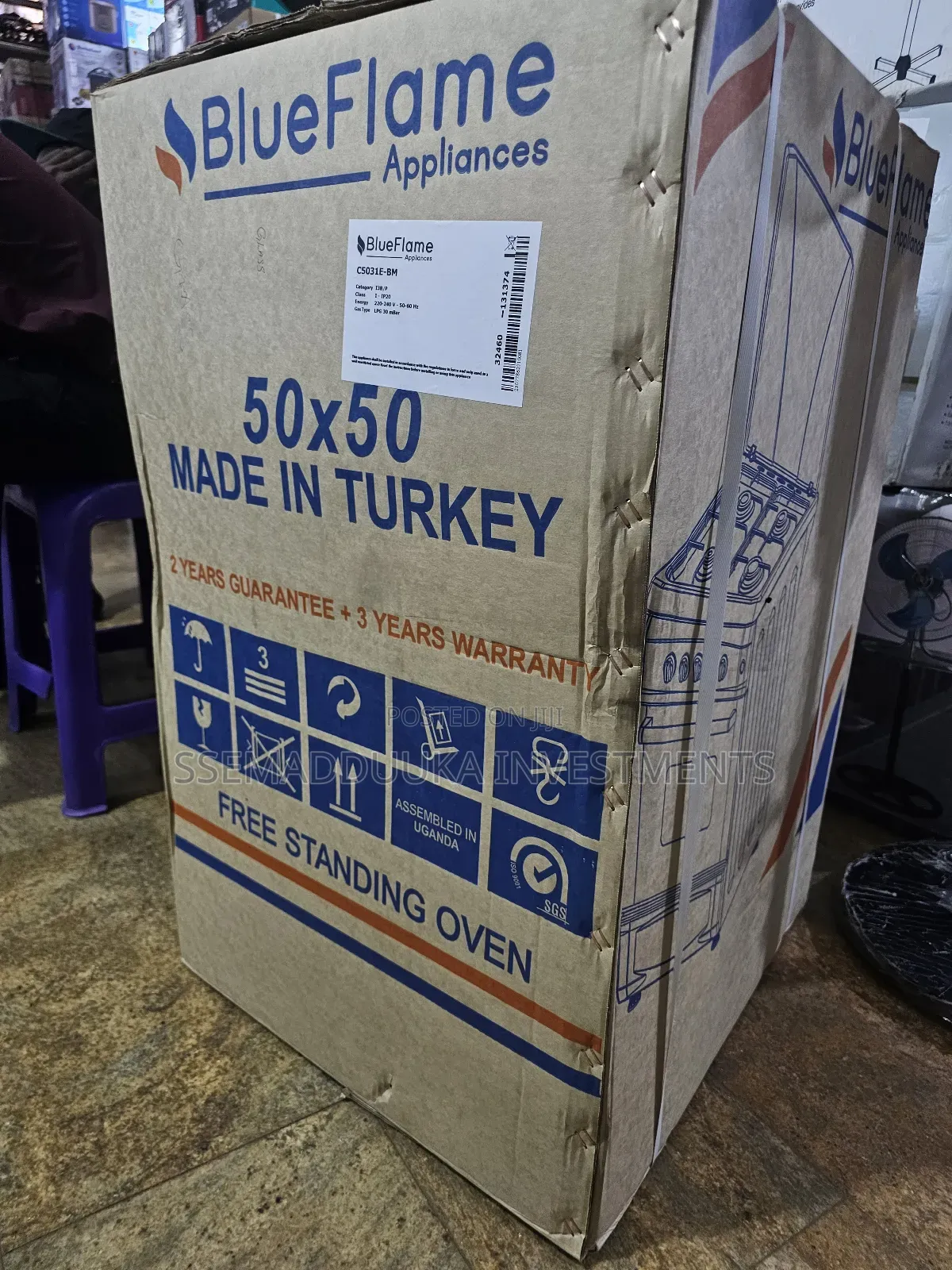 Blue Flame 50x50 Free Standing Cooker