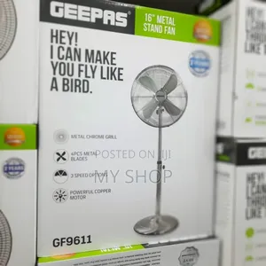 Metalic Stand Fan 16" Geepas