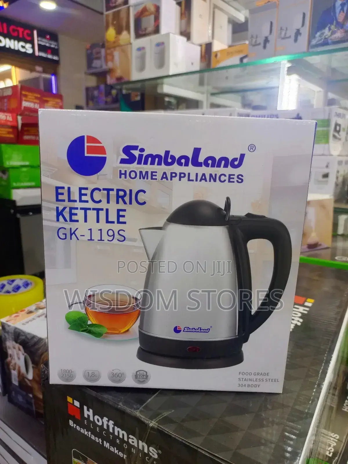 Simbaland Gk-119s Electric Kettle.