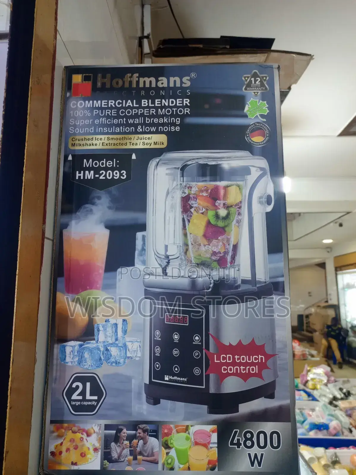 Hoffmans Hm-2093 Commercial Blender.