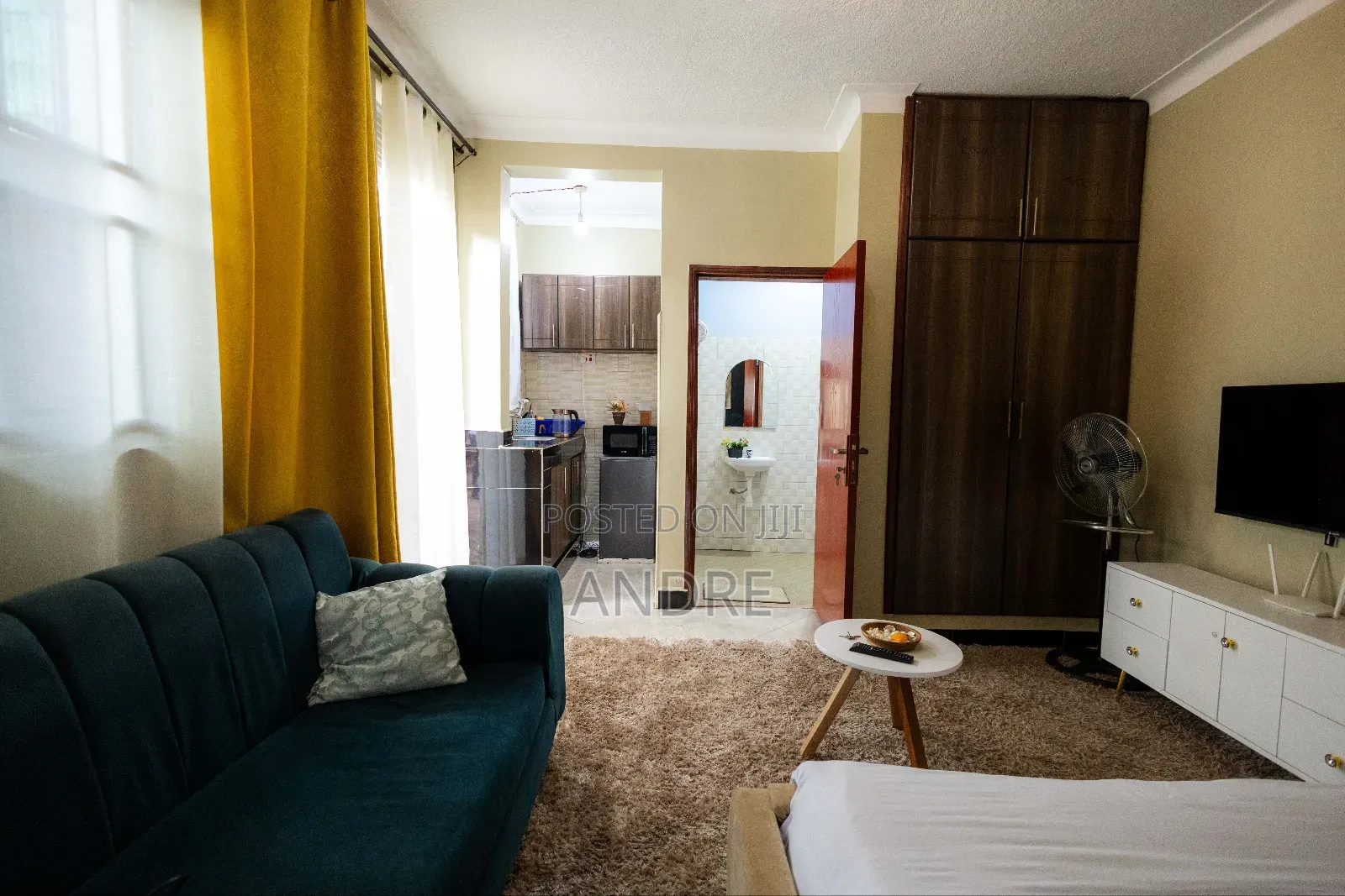 Furnished Studio Apartment in Central Division for rent