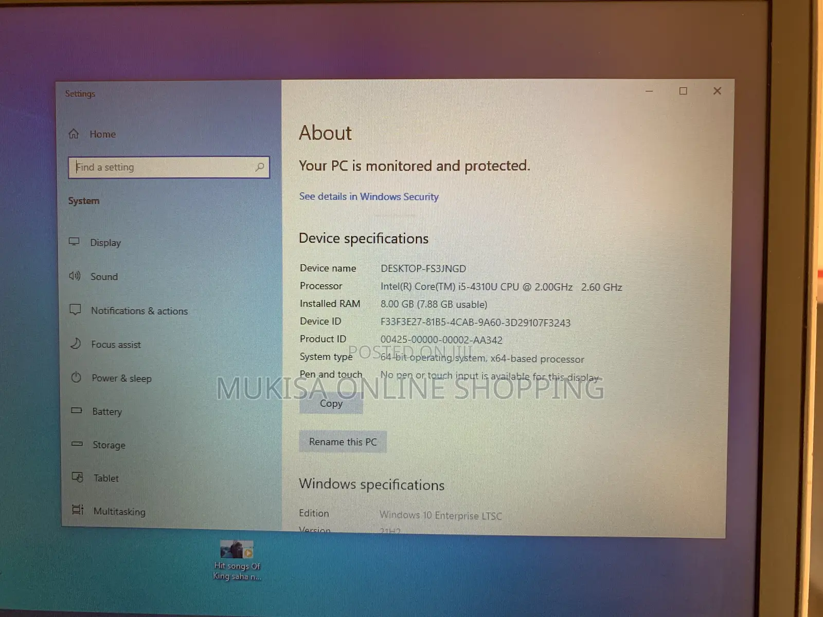 Laptop HP EliteBook Folio 9480M 8GB Intel Core i5 HDD 256GB