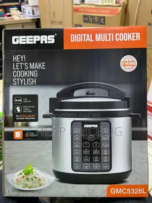 Geepas Digital Multi Cooker/6l Electric Pressure Cooker Geepas