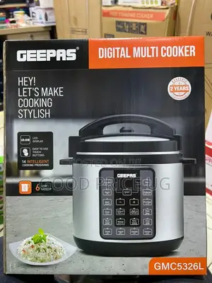 Geepas Digital Multi Cooker/6l Electric Pressure Cooker Geepas