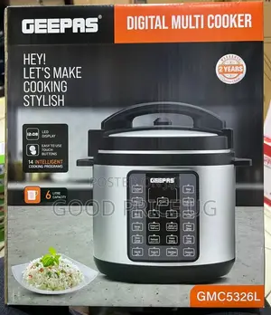 Geepas Digital Multi Cooker/6l Gmc5326l