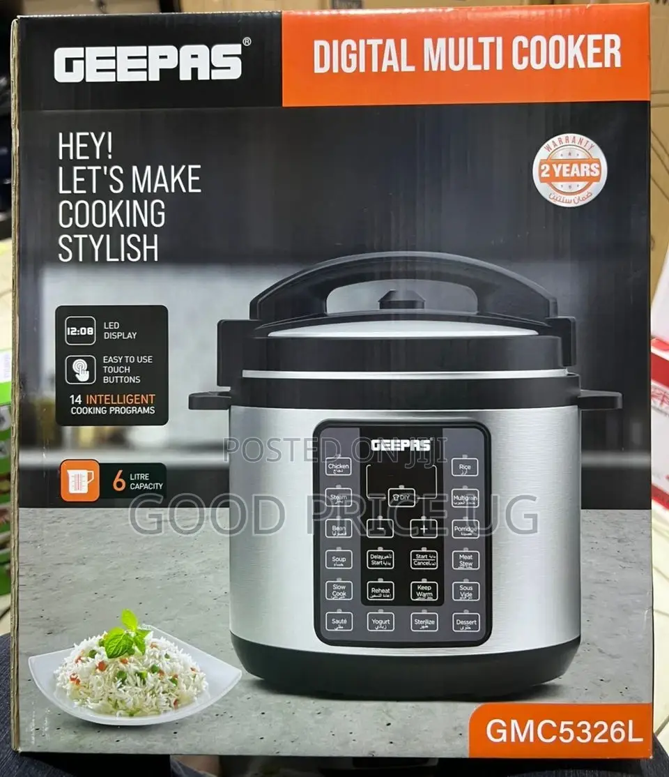 Geepas Digital Multi Cooker/6l Gmc5326l