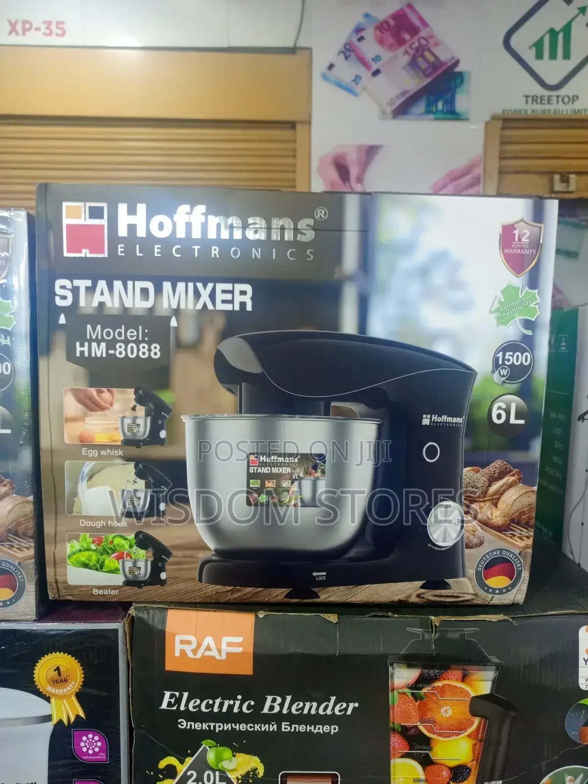 6l Hoffmans Electronics Stand Mixer