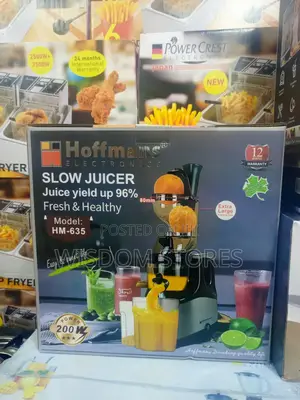 Hoffmans Slow Juicer, Model Hm-635.