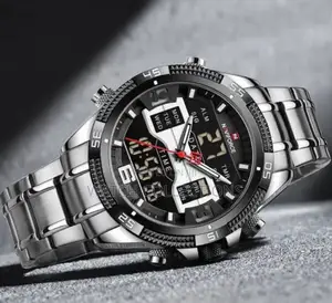 Mens Metallic Naviforce Watch